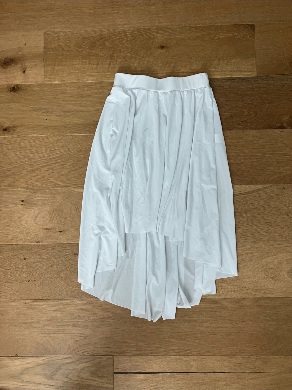 Weissman White High-Low Dance Skirt